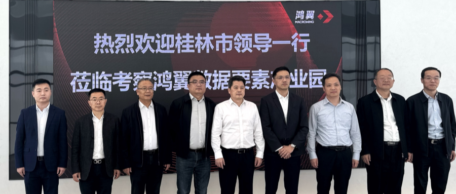 桂林市委书记李楚一行莅临鸿翼数据要素产业园调研考察